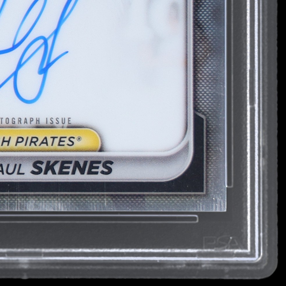 2024 Bowman Paul Skenes #CPA-PS PSA 8 RC Chrome Prospect Autograph Baseball AUTO view 7