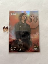 2025 Topps Chrome Star Wars Jyn Erso 80/99 Variation AV-66
