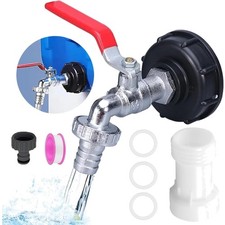 Praktischer IBC Tank Auslaufhahn mit ergonomischem Griff und schnellem Anschluss