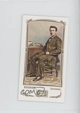 2009 Topps Mayo Mini Mayo Back Thomas Edison #172