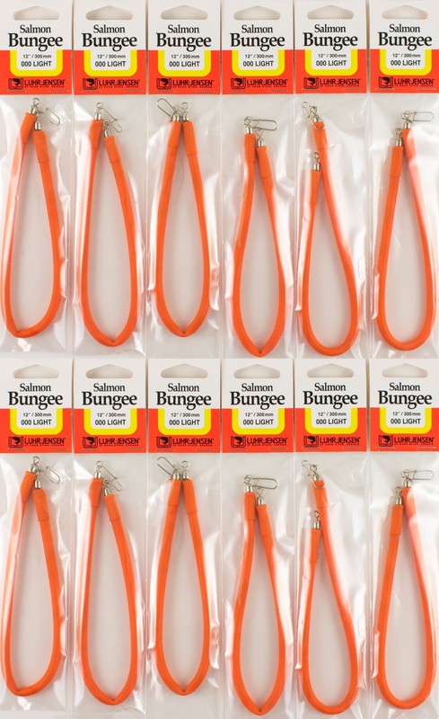 (LOT OF 12) LUHR JENSEN SALMON BUNGEE 000 LIGHT CM2265