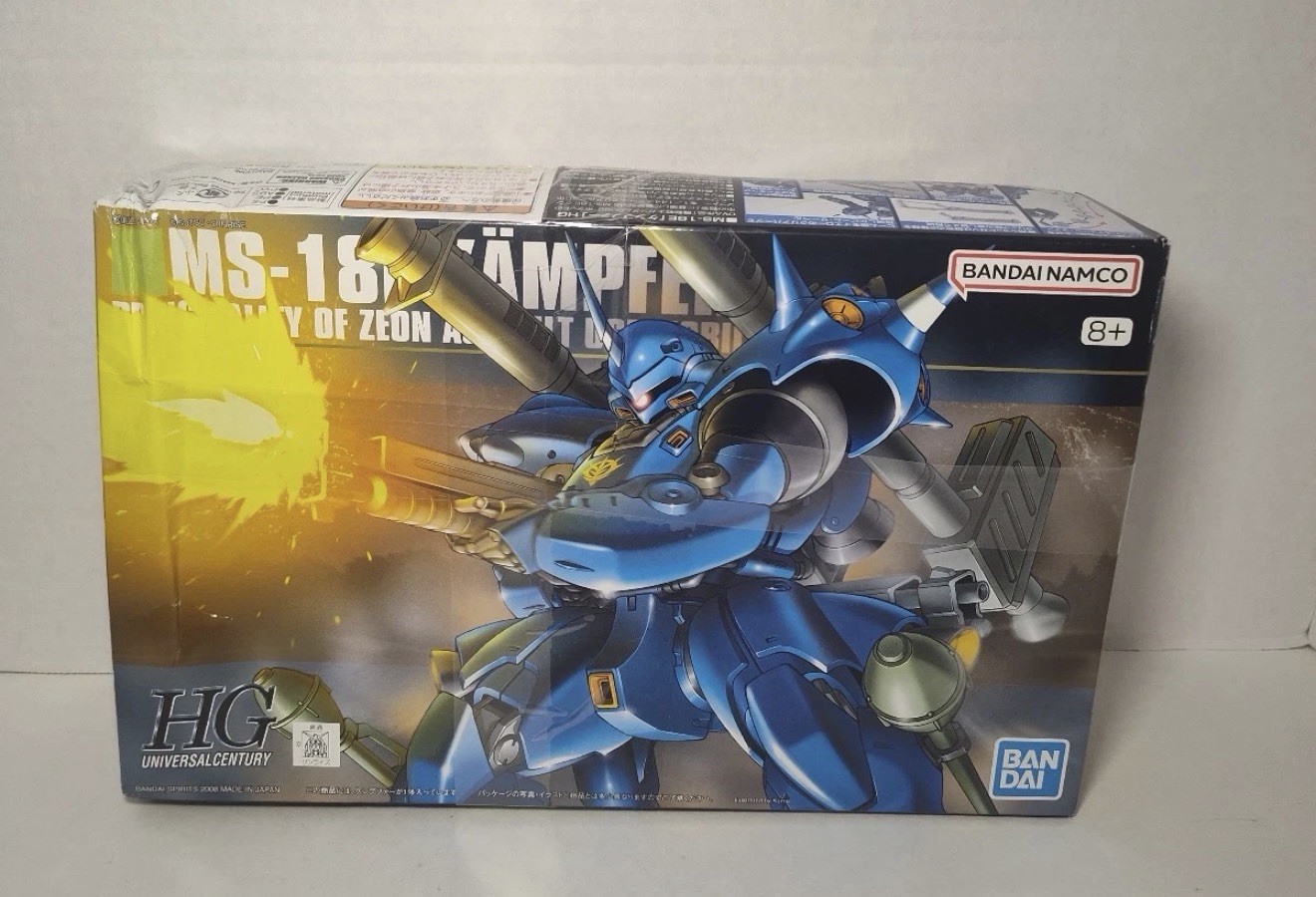 Bandai HGUC 1/144 MS-18E Kampfer Gundam Model Kit Complete Sealed Bags ...