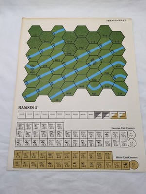 Avalon Hill The General Ramses II Insert