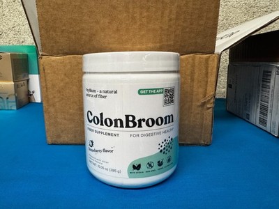 ColonBroom Colon Broom Supplement Strawberry Flavor 50 Servings Exp:09/2026