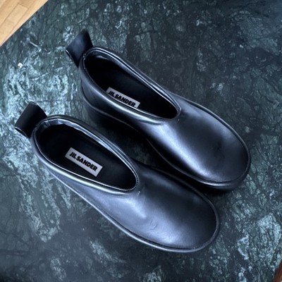Jil Sander Women s Black Slip-On Low Top Solid Sneakers Style Code J15WS0017