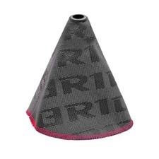 Car Shift Knob Dust Cover, Shift Boot Cover, Hyper Fabric Manual/Automatic Gray