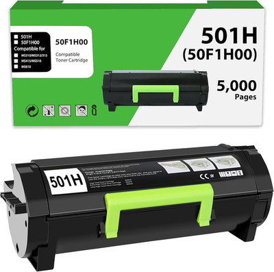 50F1H00 501H Toner Cartridge Compatible for Lexmark Ms312Dn Toner 50F1000 501H B