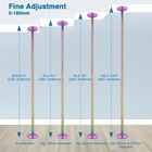 Yescom 3 Pack 9.25 FT Spinning Static Dancing Pole Kit for Studio Club Colorful — photo 9