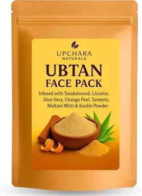 Natural Pure Ubtan Face Pack Powder, Skin Brightening Glowing 100g Organic Blend
