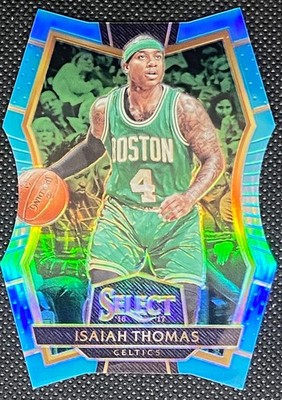 2016-17 Panini Select #103 Isaiah Thomas Light Blue Prizms Die Cut #d /199