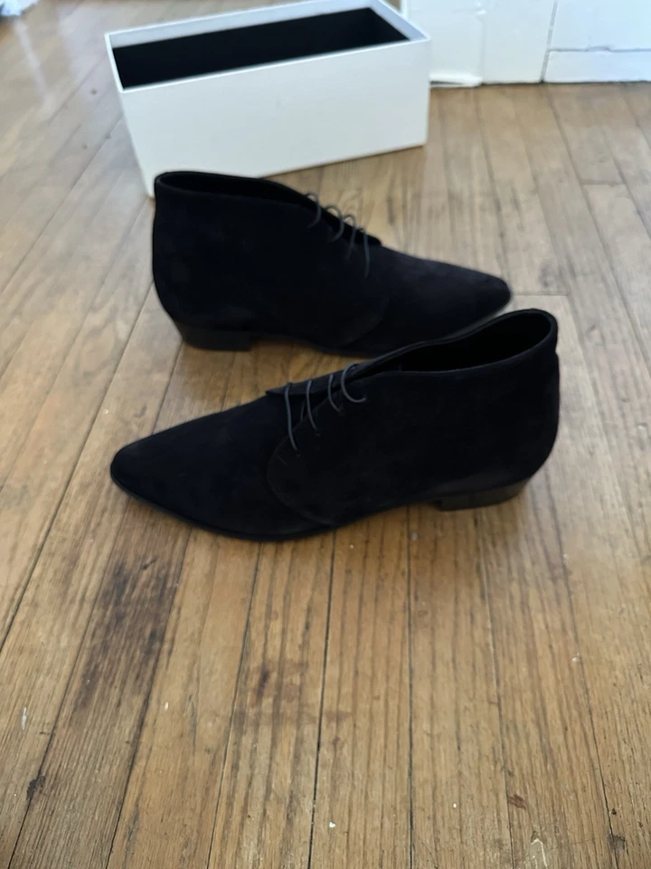 Botas de desierto de gamuza negras CELINE para hombre Chukka nuevas en caja nuevas talla 43,5 10,5 9,5 Foto 3 de 4