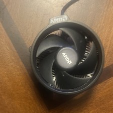 AMD CPU Fan with Heatsink Aluminum Plastic Black
