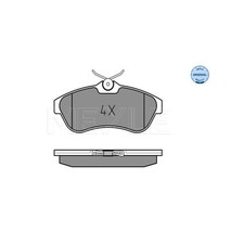 MEYLE 025 234 0919 Bremsbeläge Vorne für Citroen C3 C2 Enterprise