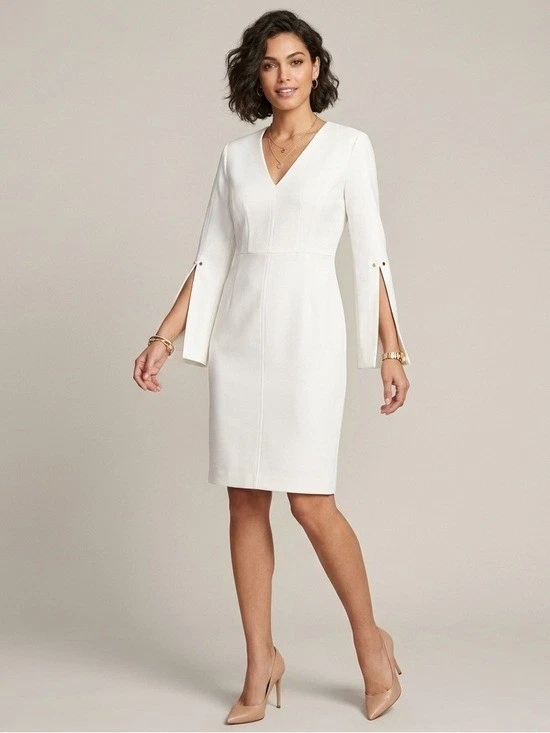 white shoes with ivory dress Shoreline Eyelet Ivory Dress | Trendy Women's Mini Dress