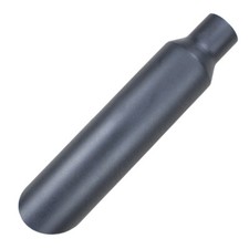 Powder Coated Black Universal Truck Exhaust Tip 2.5 Inlet 4 Outlet 18