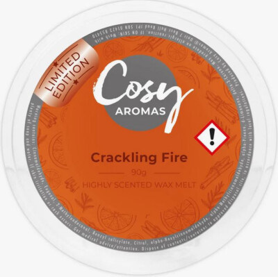 Cosy Aromas - Wax Melt - 90g - Duftwachs - Limited Edition - Crackling Fire