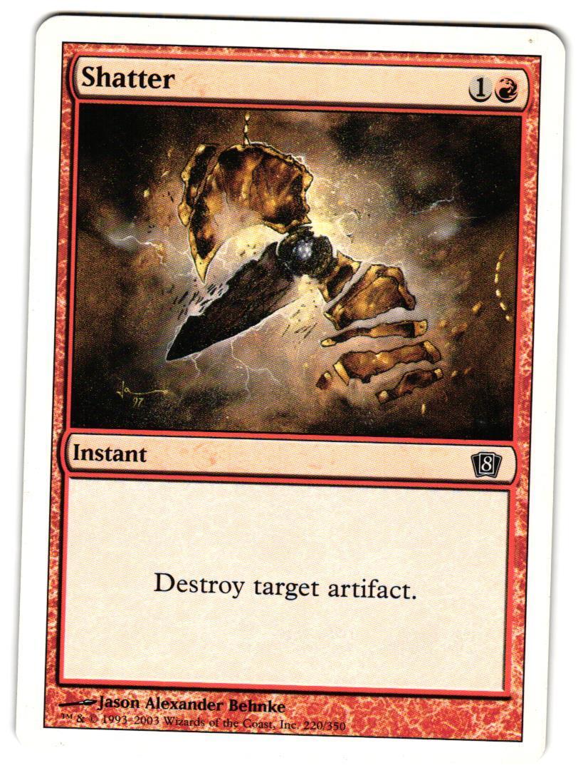 Magic_the_gathering 8th Edition Shatter #220 2003,MTG,LP Common