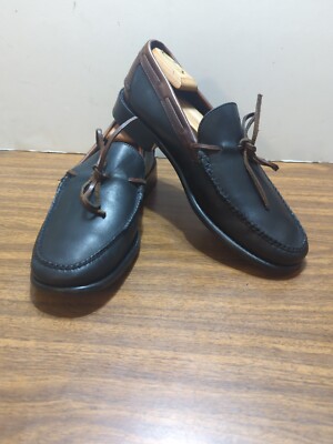 Cole Haan Country C00842/11/M/ Two Tones Black & Brown Slipon Made In Brazil #25