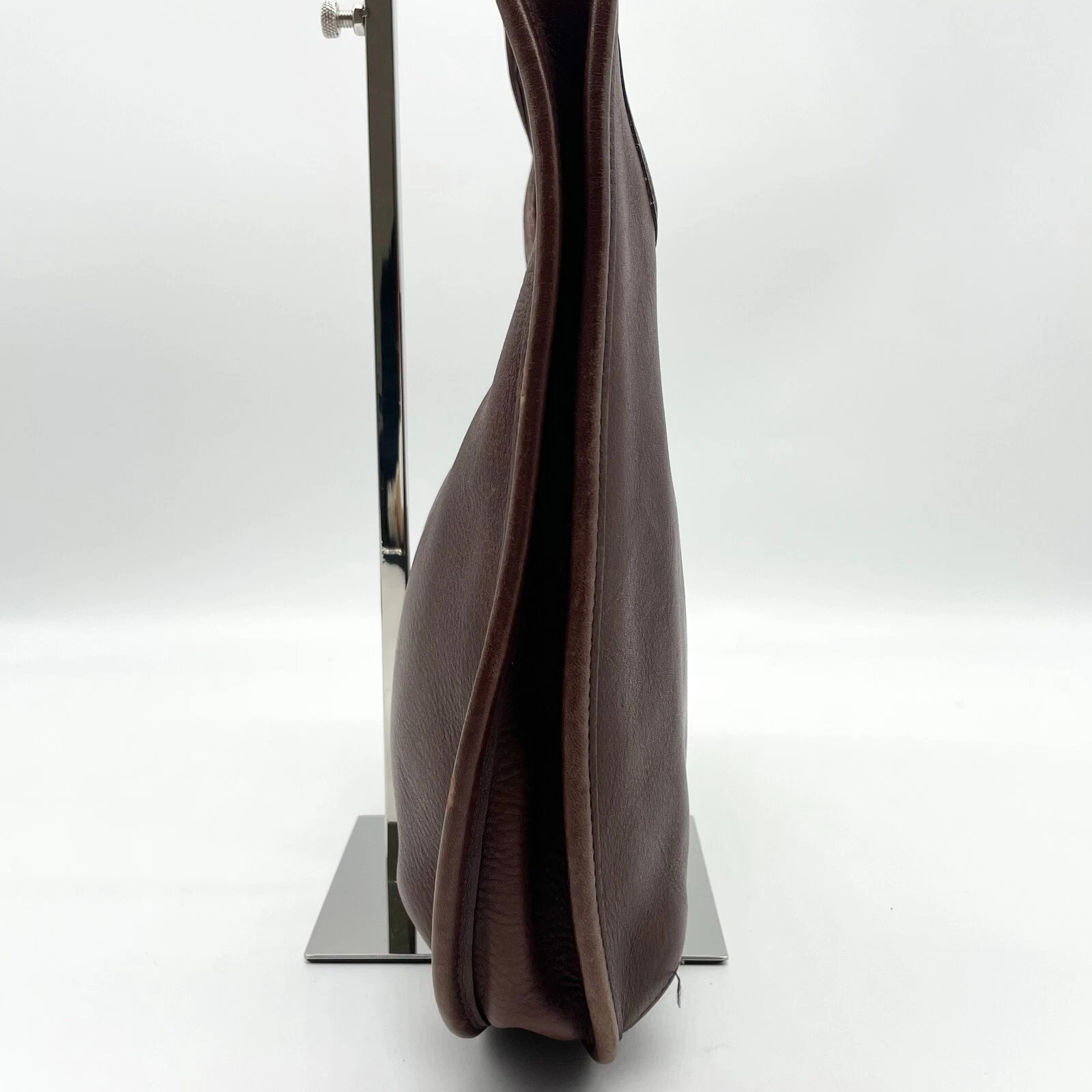 Borsa a tracolla Coach Ergo Zip Hobo #9025 marrone vintage pelle Y2K autentica