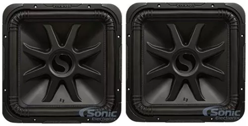 2) Kicker L7S154 15" Solo-Baric L7 Series Dual 4 ohm Car Audio Subwoofers