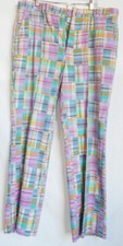 1980's Preppy Madras Trousers