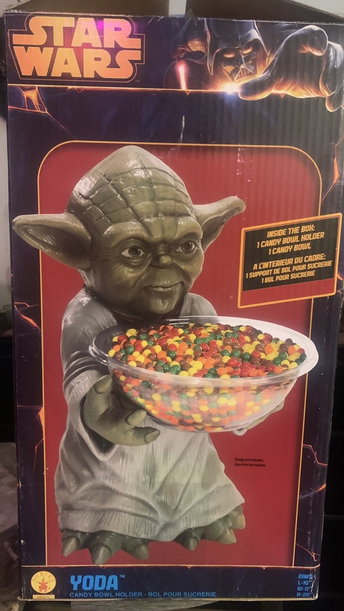 🔥STARWARS “ YODA” Candy Bowl Holder, Large 19” Inches Tall, In