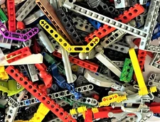 130 Lego Technic Mindstorms NXT RCX Bulk Parts Liftarms Bricks Axles Pins Lot