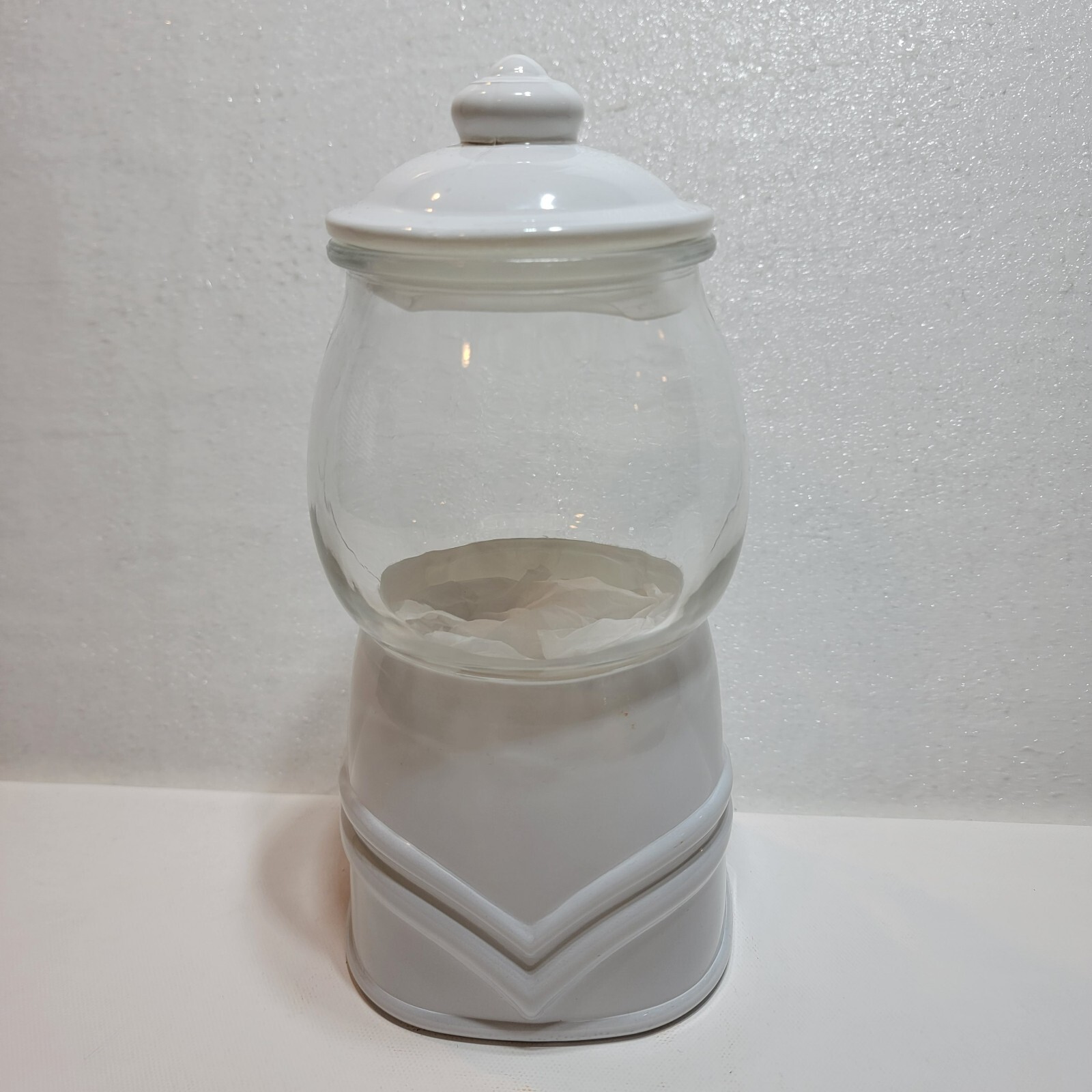 2 Target Glass Gumball Machines Red White Dollar Spot Rae Dunn