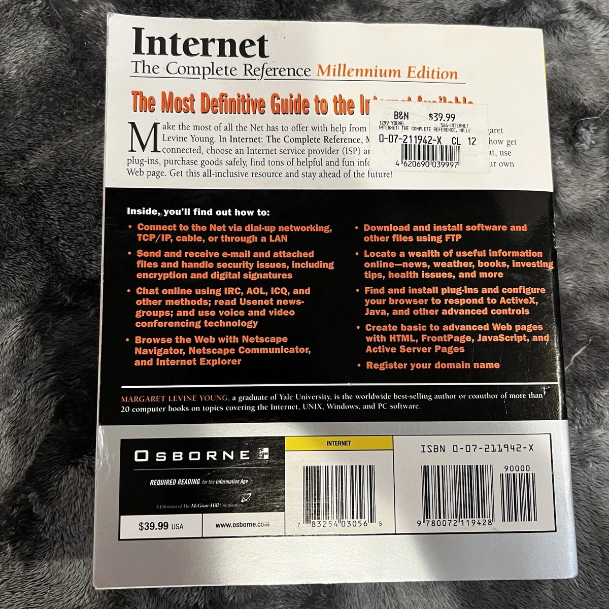 Vintage Internet Millenium Edition Paperback Margaret Levine Young.