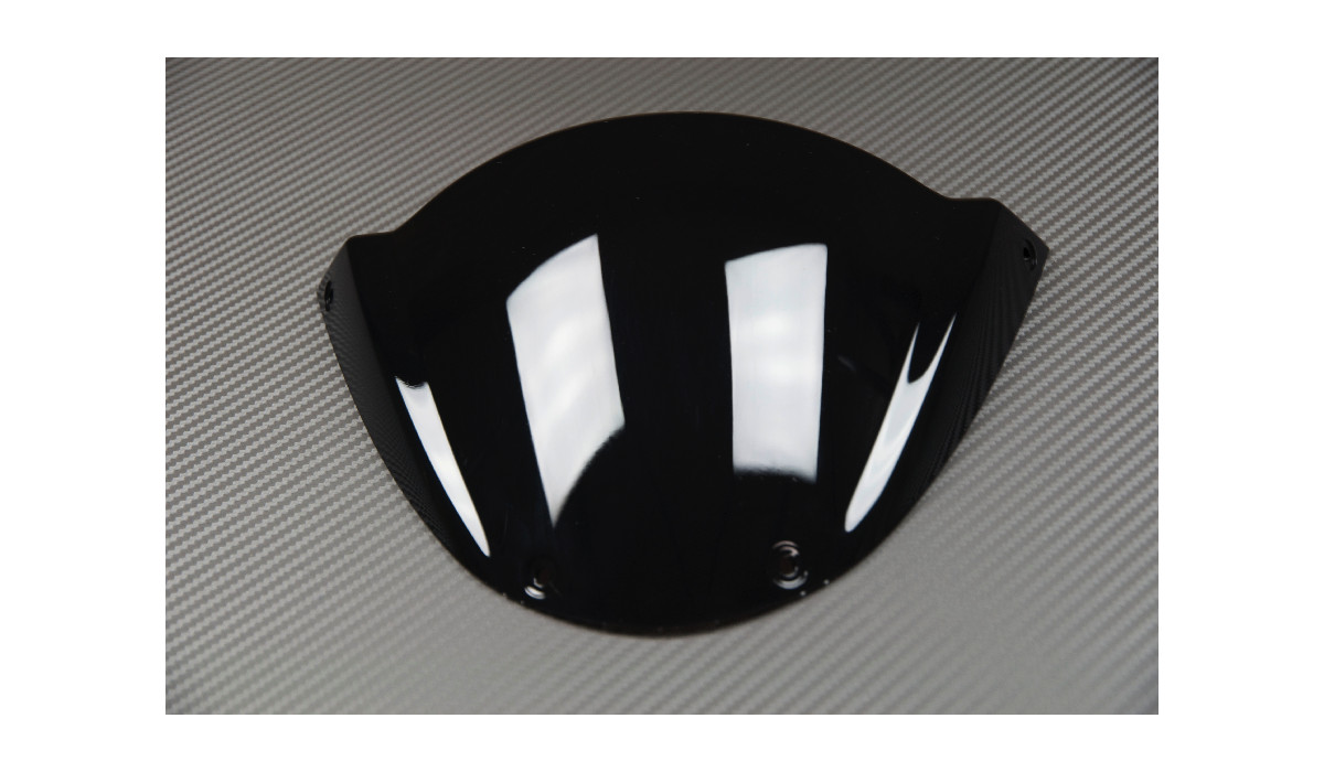 Pare-brise haute résistance noir pour moto Ducati Monster 796 de 2010