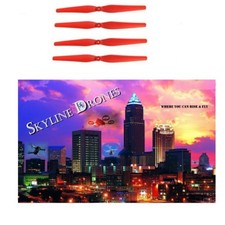 Promark P70, VR, CW  GPS SHADOW Drones. RED Propeller Blades