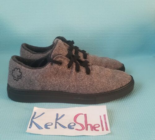 Baabuk Grey Black Wool Sneaker Size EU 36 US 6 - image 1