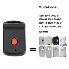 4pc Multicode 300mhz 10 Digit Garage Gate Door Opener Remote Control Transmitter