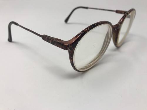 Carbonyl Plus Eyeglasses 735 082 54-18-140 Round Leopard T926