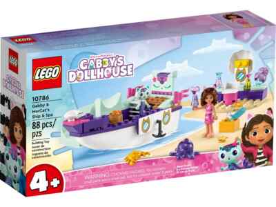 LEGO Gabby's Dollhouse 10786 La nave del benessere di Gabby e Siregatta Nuovo