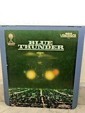  CED DISC BLUE THUNDER Columbia/RCA Videodisc war militar action Roy Scheider