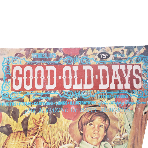 Vintage Good Old Days Magazine October 1979 The Magazine Of Happy Memories - 第 6/9 張圖片