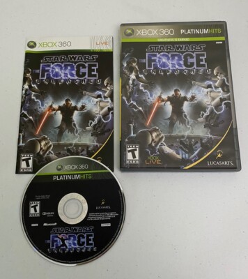 Star Wars: The Force Unleashed (Microsoft Xbox 360, 2008) Complete & Tested