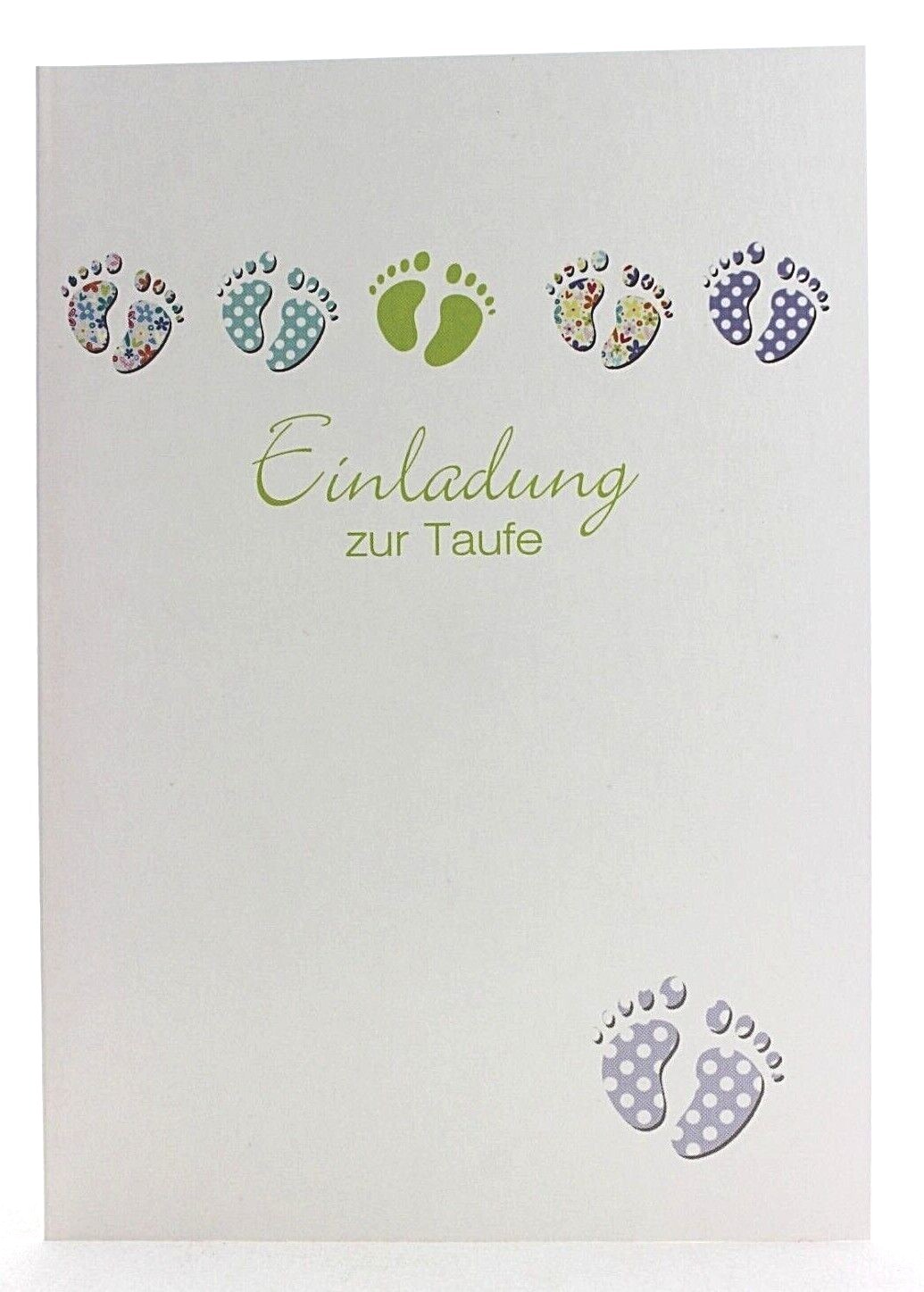 Einladungskarten zur Taufe Karte als Einladung zur Taufe mit Innentext Karten