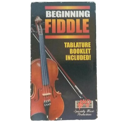 Beginning Fiddle VHS 1987 Michael Taylor With Booklet Instructional 
