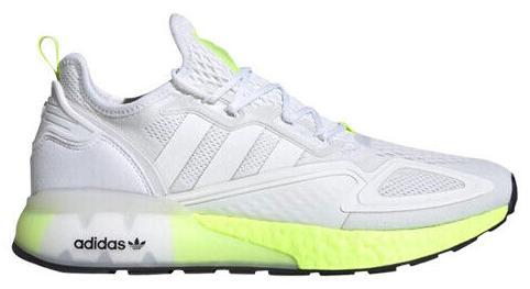 Size 6 - Adidas ZX 2K Boost White Solar Yellow for sale online | eBay