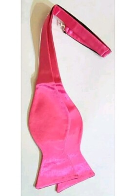NEW Satin Bowtie. Handmade. Self-tying. Up to 18'' Nk. Adjustable. Unisex