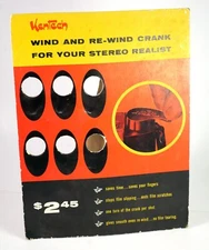 Display KENTECH Wind & Rewind Crank for the stereo Realist 9x12 collectible