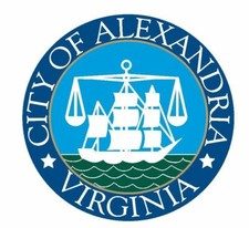 Seal of Alexandria Virginia Sticker Decal R706