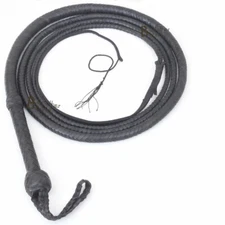 Kangaroo Hide Leather 06 to 16 Foot 12 Plaits Bull Whip Indiana Jones Bullwhip