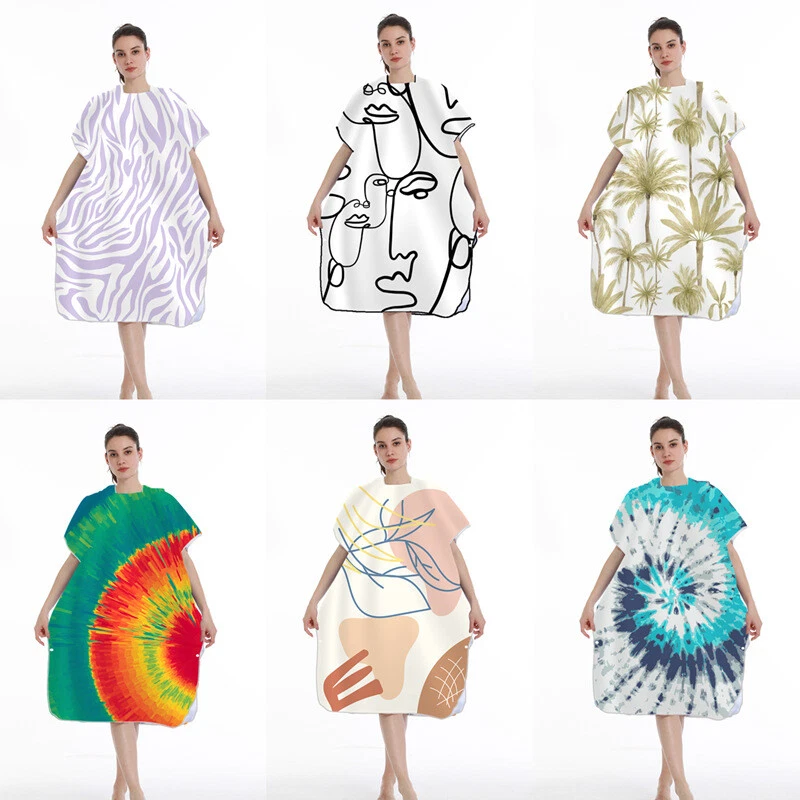 Poncho de surf toalla cambiadora vacaciones de verano microfibra baño con capucha toalla de playa Foto 3 de 4