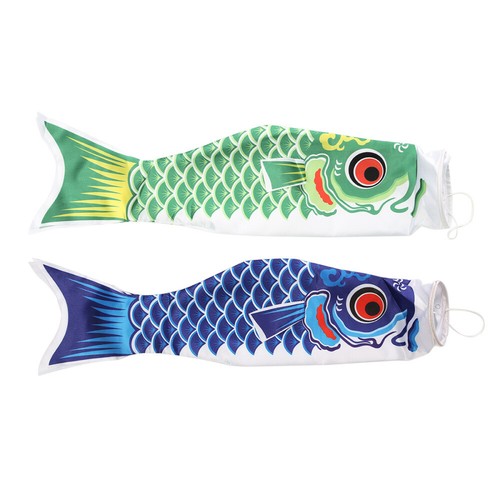 5PCS Japanese Carp Windsock Streamer Fish Flag Koinobori Outdoor Decor-CI - Afbeelding 7 van 8