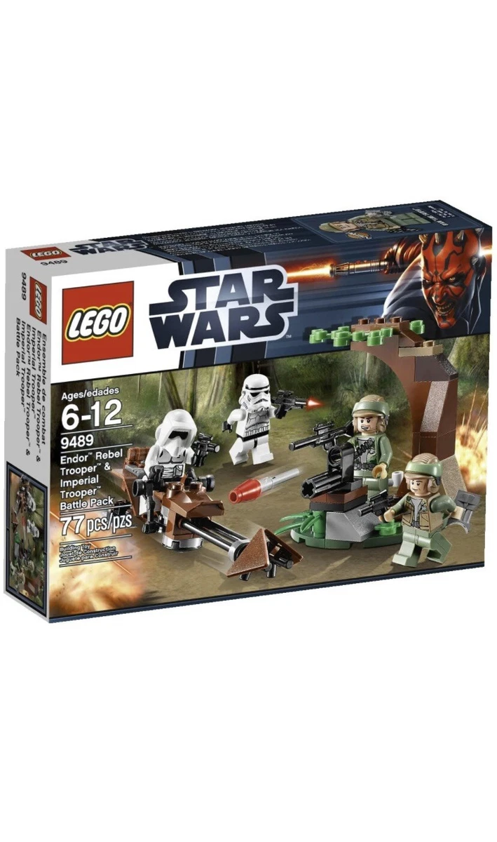 Lego 9489 star wars endor rebel trooper and imperial trooper battle pack new arrivals