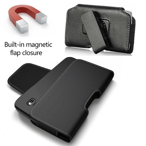 For iPhone 16,15 Pro,15, 14,Leather Carrying Case Belt Clip Holster Wallet Pouch - Picture 34 of 50