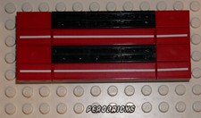 Lego Basic Technic 1 Kühlergrill rot/schwarz 4x10 für #8258 (Beispielfoto) 54